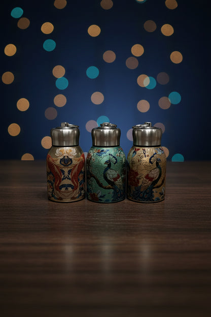 300ml Vacuum Insulated Stainless Steel Water Bottle | Thermos Flask with Beautiful Print