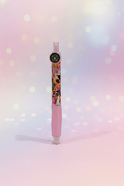 K-pop gel pen with Compass