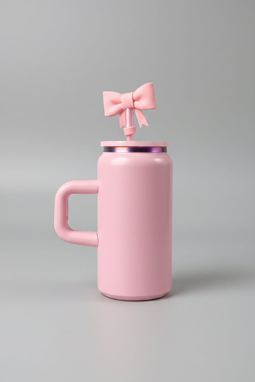 Mini Insulated Stainless Steel Tumbler with Straw (350ml) | Compact Travel Water Bottle for Kids, School & Office