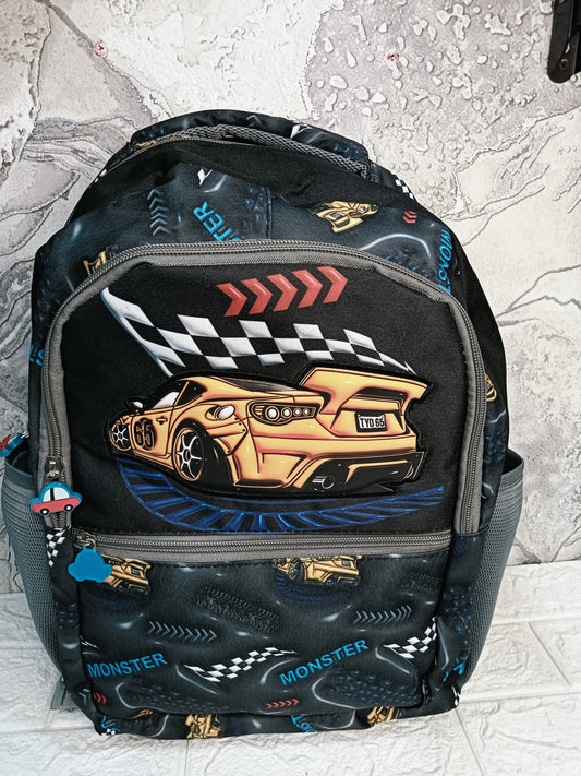 Racing Car School Bag (16 Inches)