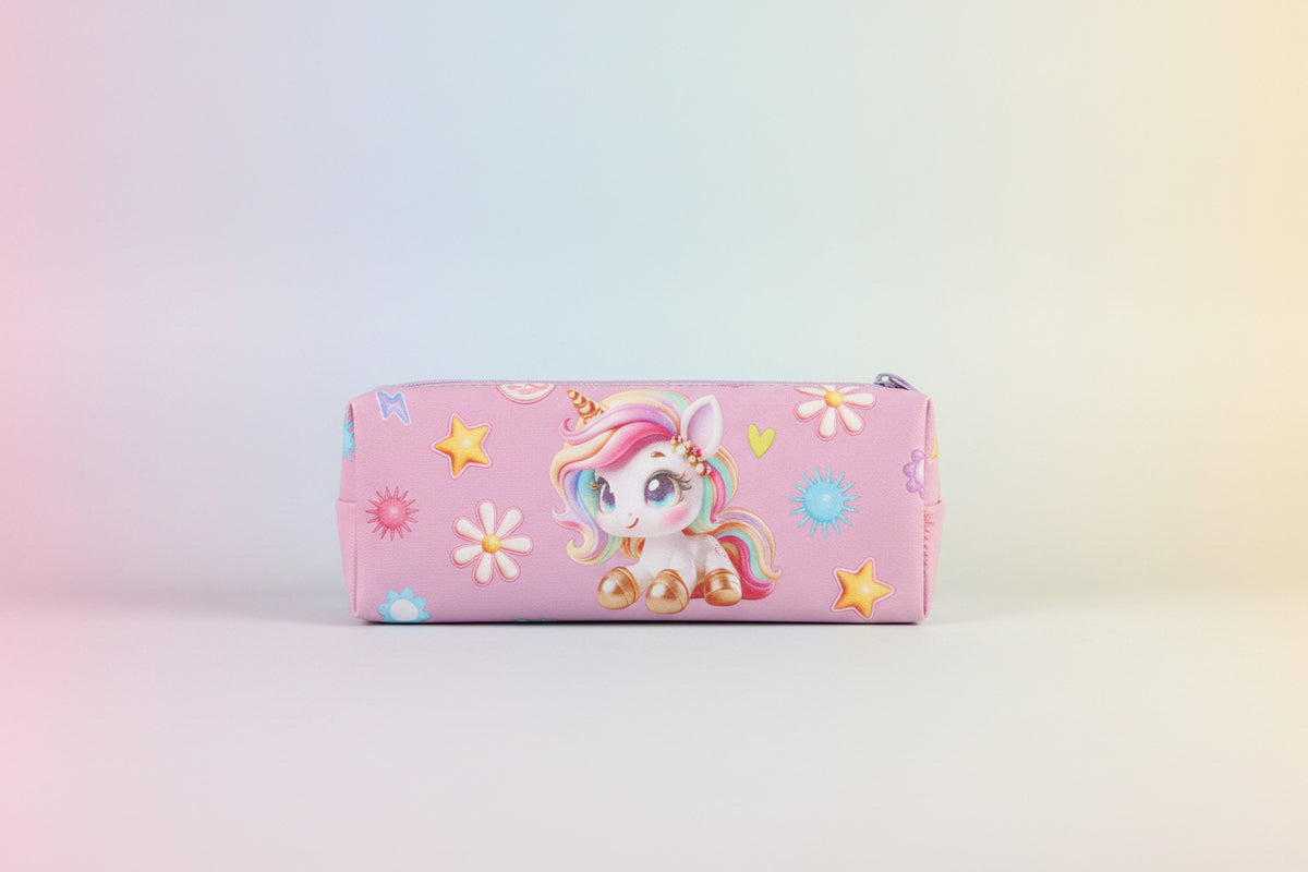 Cute Unicorn Stationery Pouch | Aesthetic Pencil Case & Organizer