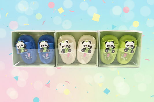 Panda Slipper Eraser