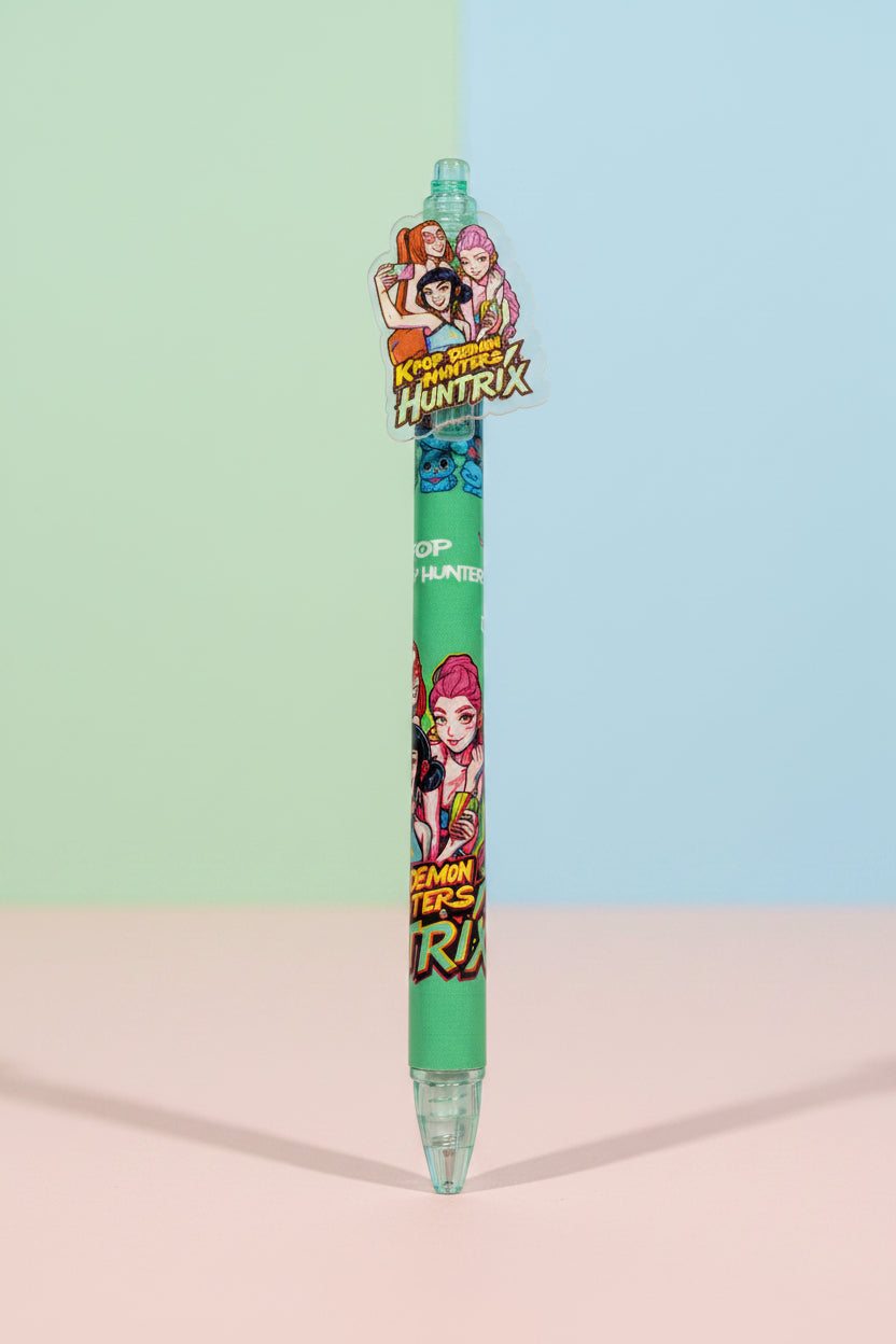 K-Pop Demon Hunters Gel Pen | Aesthetic Idol Character Writing Pen