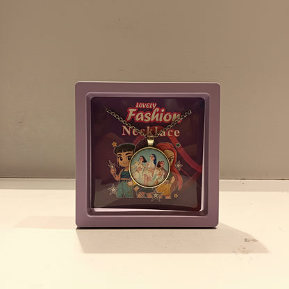 K-Pop Character Pendant Necklace | Trendy Fashion Accessory for Fans