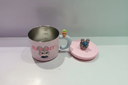 Zootopia Stainless Steel Insulated Mug with Lid | 500ml Vacuum Travel Mug