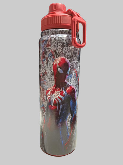 Spiderman Insulated Stainless Steel Water Bottle | Superhero Hydration Flask - 800 ml