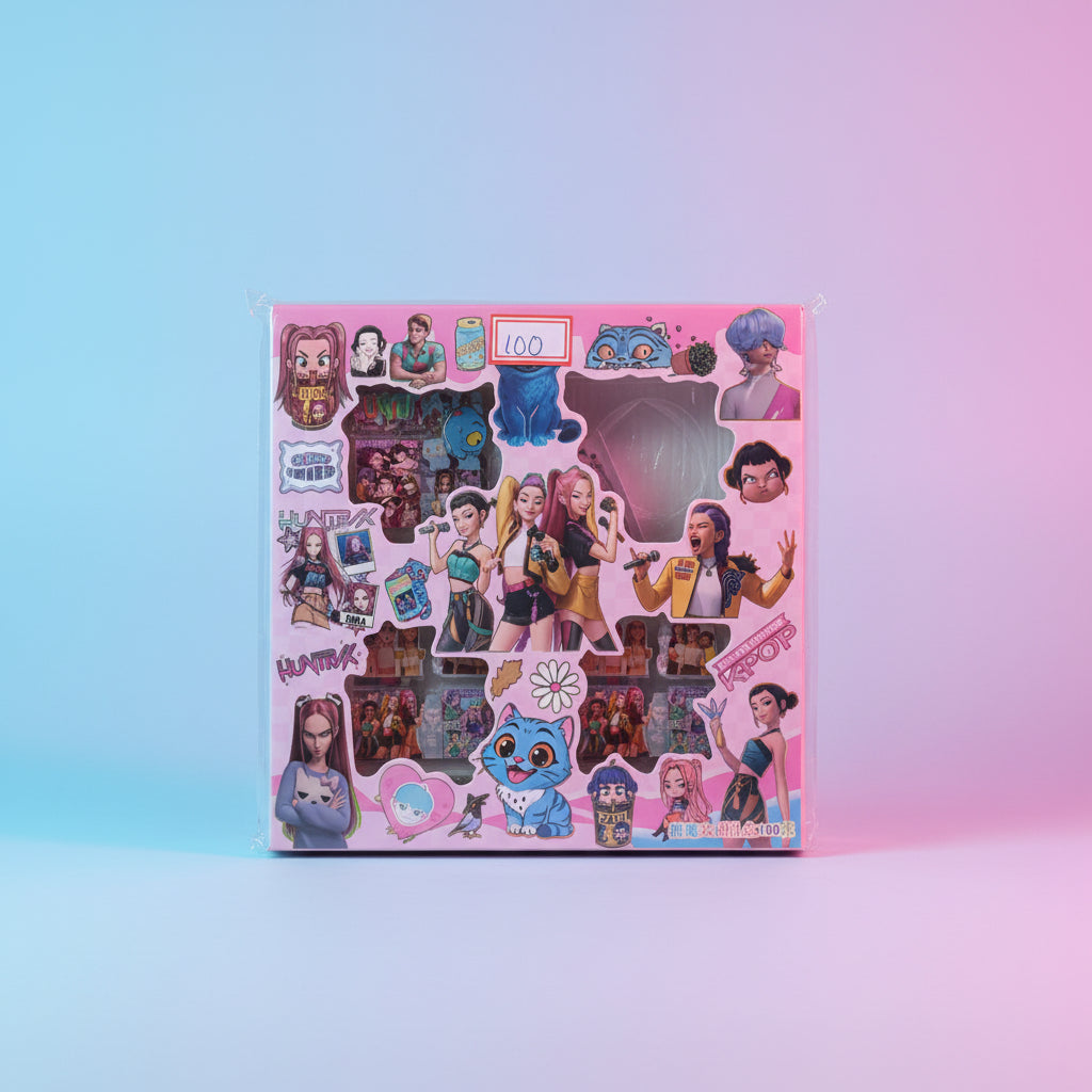 K-Pop DIY Aesthetic Sticker Pack | Cute Music Fan Sticker Set