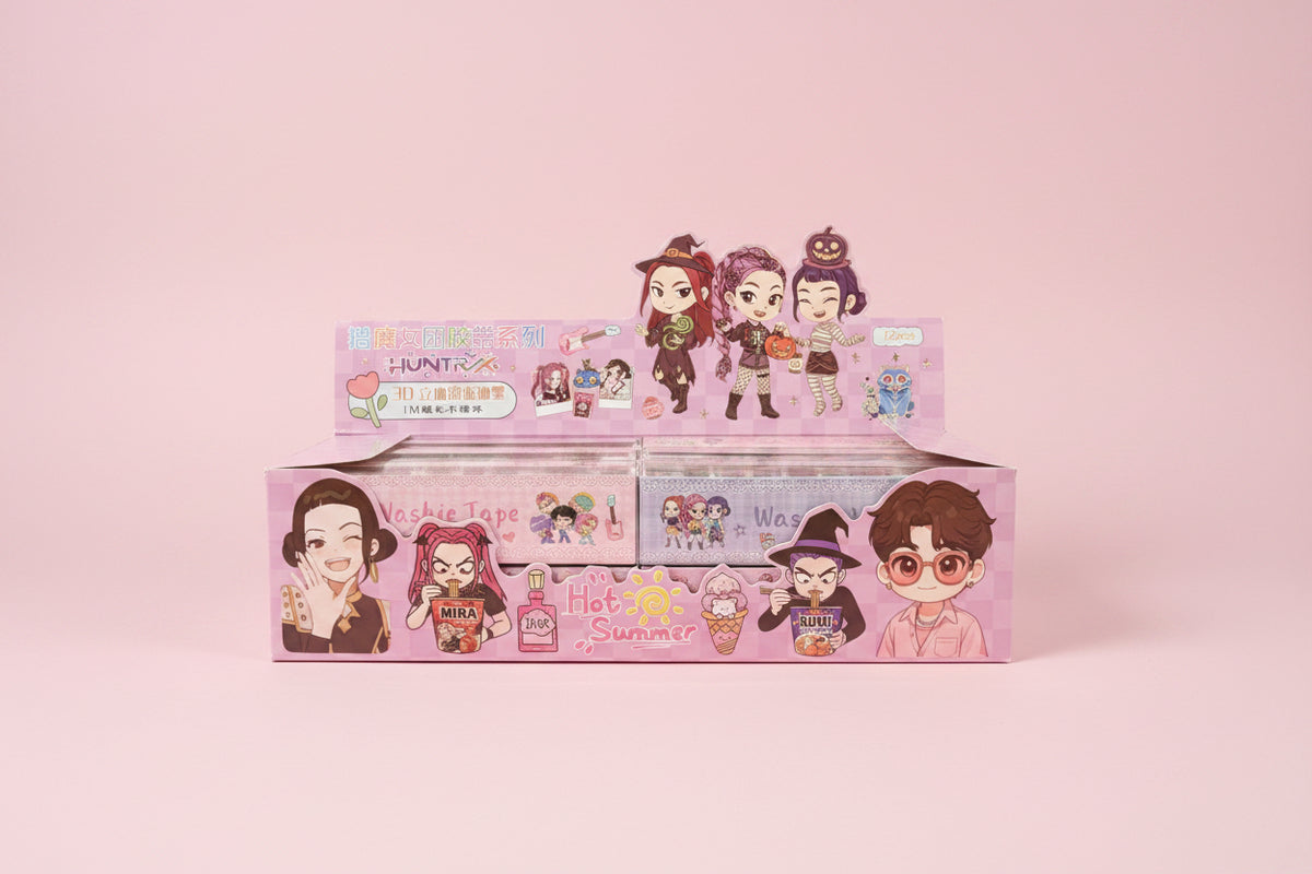 K-Pop Washi Tape Set | Decorative Crafting & Scrapbook Tapes