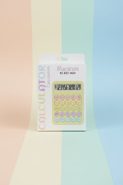 Compact Colorful Pastel Desktop Calculator