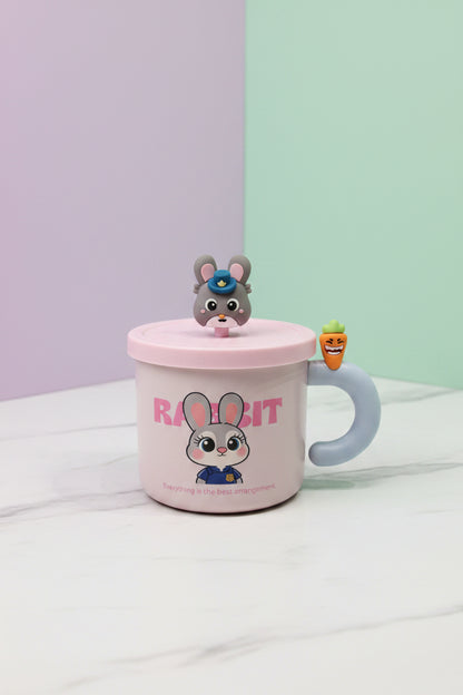 Zootopia Stainless Steel Insulated Mug with Lid | 500ml Vacuum Travel Mug