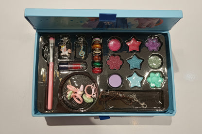 Frozen Theme Openable Real Makeup Kit | Cosmetic Beauty Set for Kids