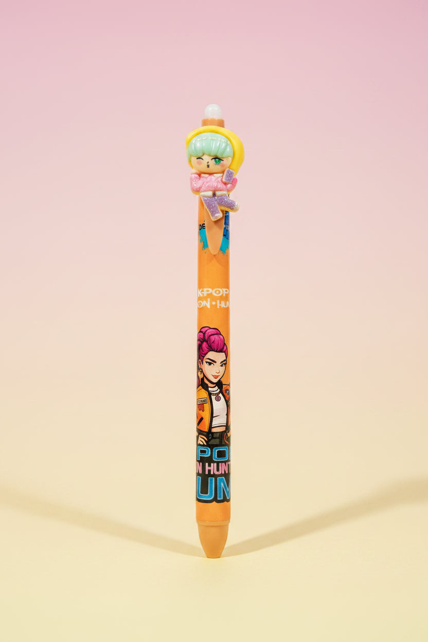 K-Pop Demon Hunters Erasable Gel Pen | Aesthetic Idol Writing Tool