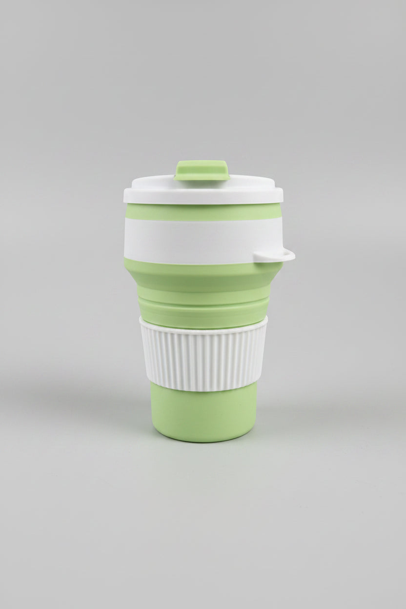 Collapsible Silicone Foldable Glass | Portable Travel Cup