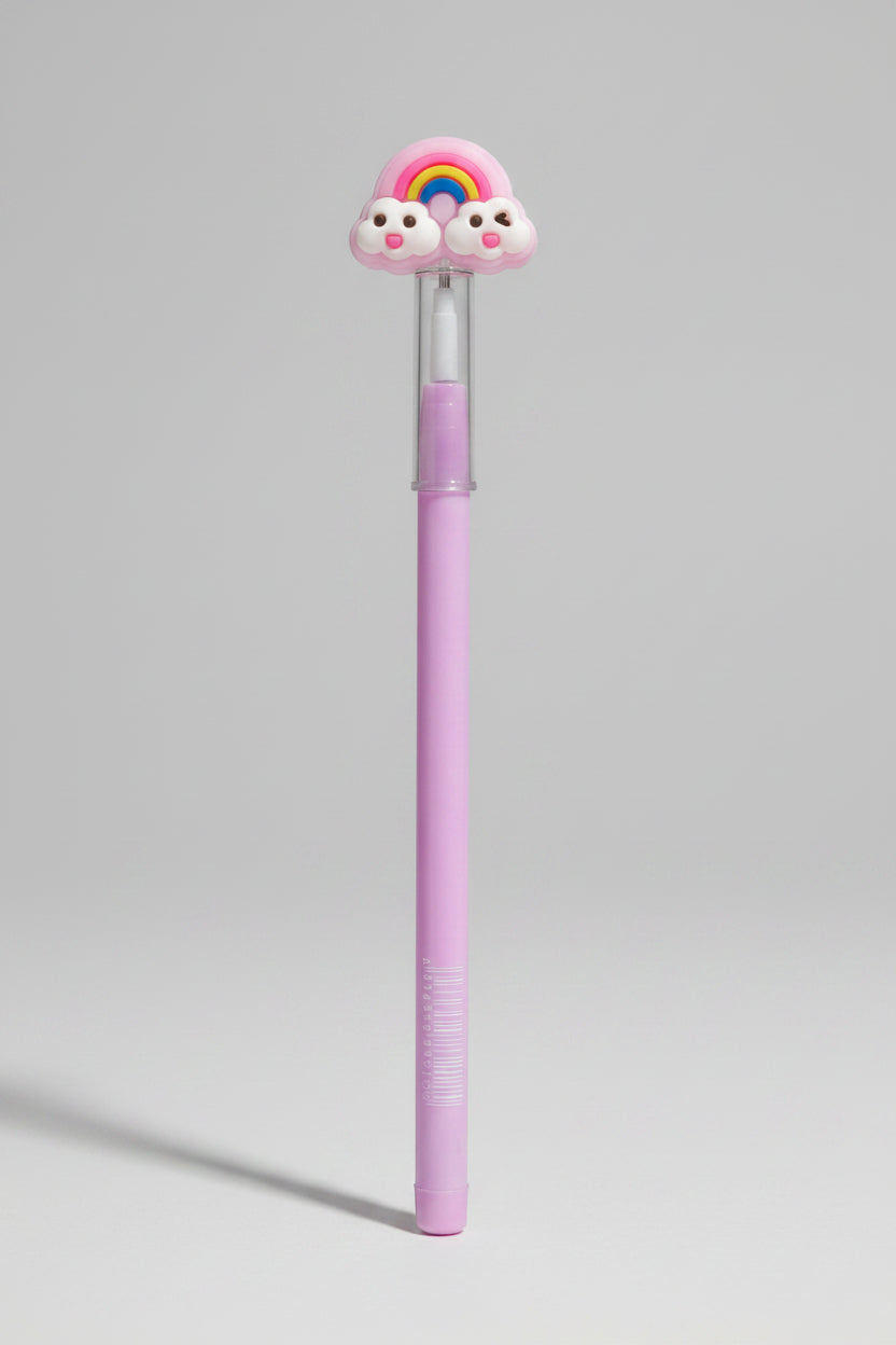 Cute Rainbow Crown & Gem Wand Pencils | Colorful Writing Pencils with Crystal Toppers