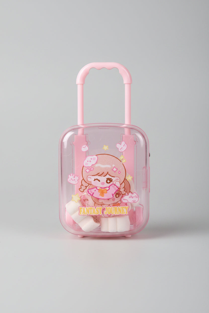 Mini Suitcase Eraser Set with 4 Erasers | Creative Travel Stationery