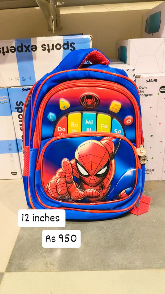 Spiderman Bag - 12 Inches