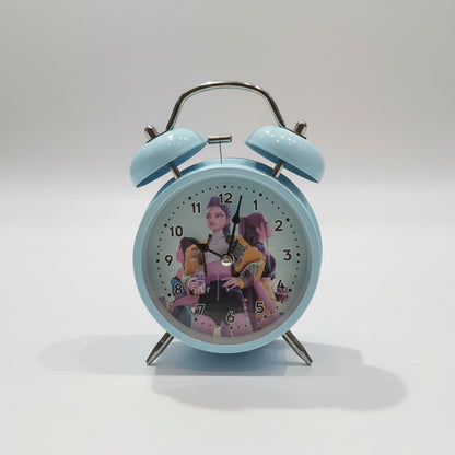 K-Pop & Character Twin Bell Alarm Clock | Aesthetic Desk & Table Clock for Fans