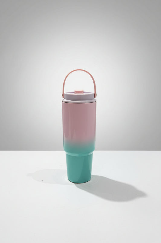 Tumbler | 900ml Stainless Steel Tumbler with Handle | Leak-Resistant Travel Mug