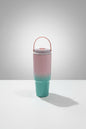 Tumbler | 900ml Stainless Steel Tumbler with Handle | Leak-Resistant Travel Mug