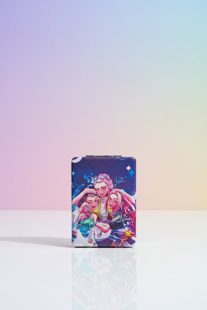 K-Pop Idol Compact Cosmetic Mirror | Cute Pocket Vanity Mirror