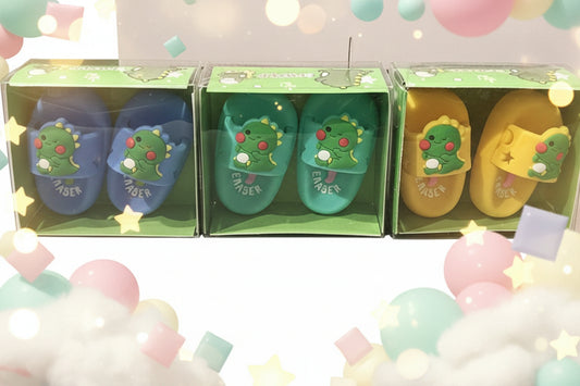 Dino Slipper Eraser
