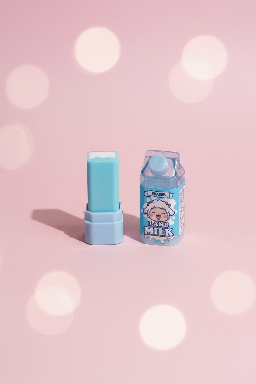 Milk Bottle Shape Eraser