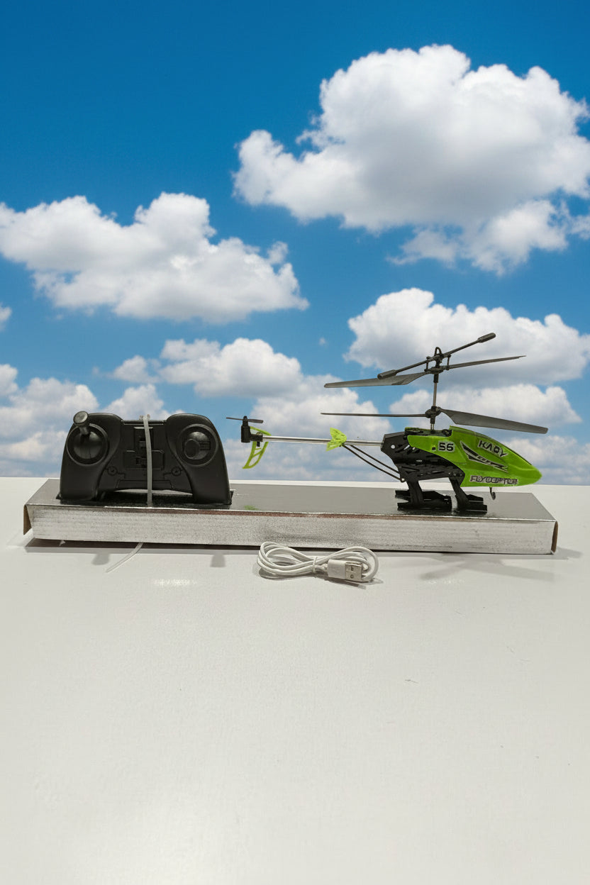 Remote Control Helicopter for Kids | Rechargeable RC Helicopter Toy with LED Lights