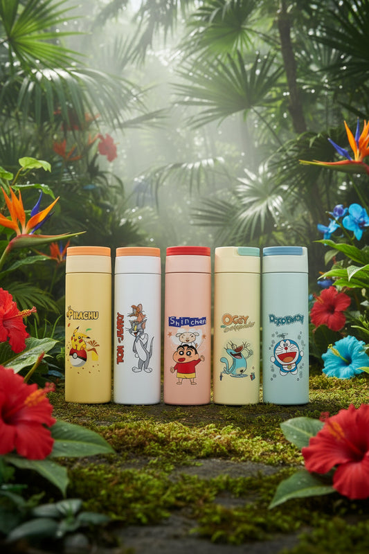 Cartoon Glass Bottle