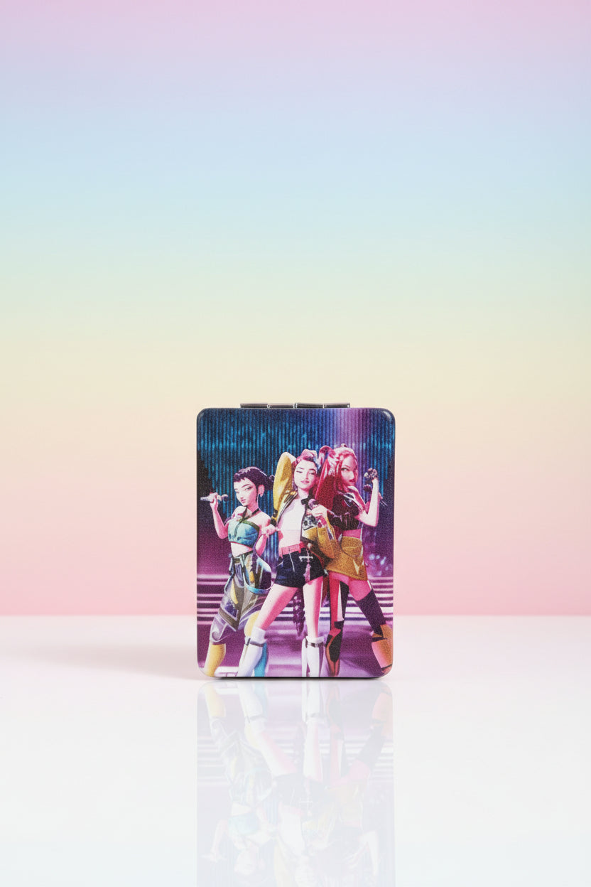 K-Pop Idol Compact Cosmetic Mirror | Cute Pocket Vanity Mirror