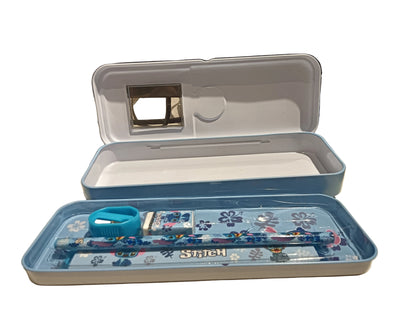 Stitch Pencil Box | Cute Character Geometry Case with Accessories