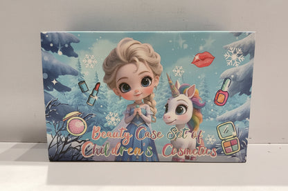 Frozen Theme Openable Real Makeup Kit | Cosmetic Beauty Set for Kids