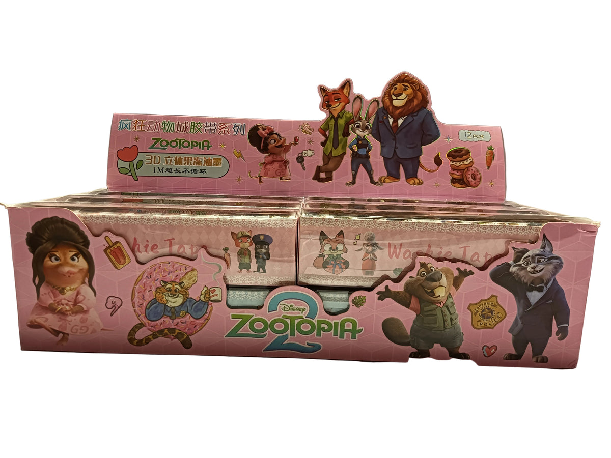 Cute Zoo Washi Tape Set | Decorative Crafting & Scrapbook Tapes