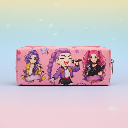 K-Pop Stationery Pouch | Aesthetic Pencil Case & Organizer
