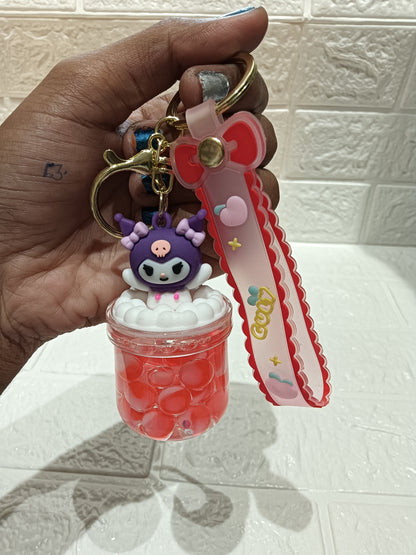 Kuromi Bubble keychain