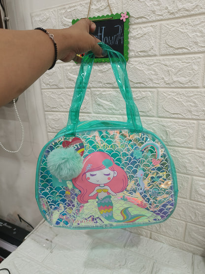 Holographic Vest Duffle Hand Bags