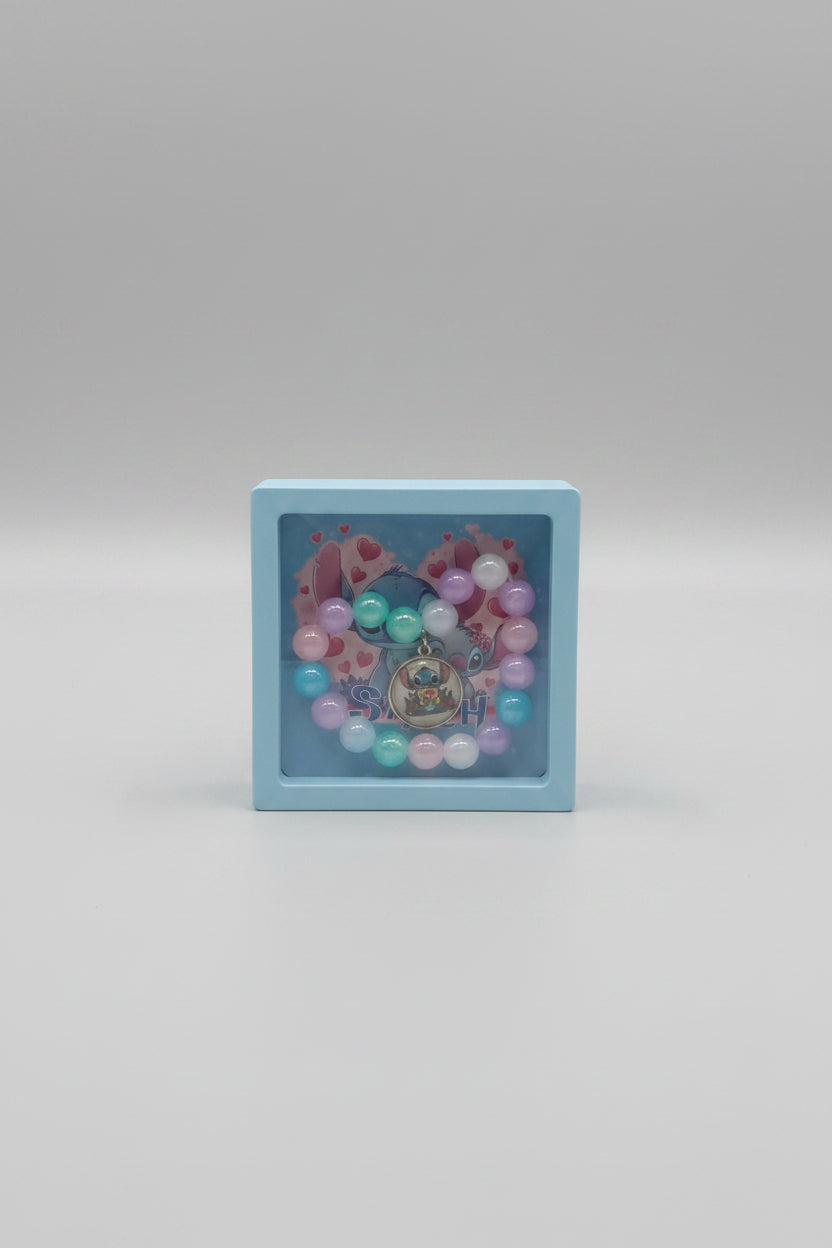 Stitch Charm Bracelet | Cute Character Jewelry Accessory