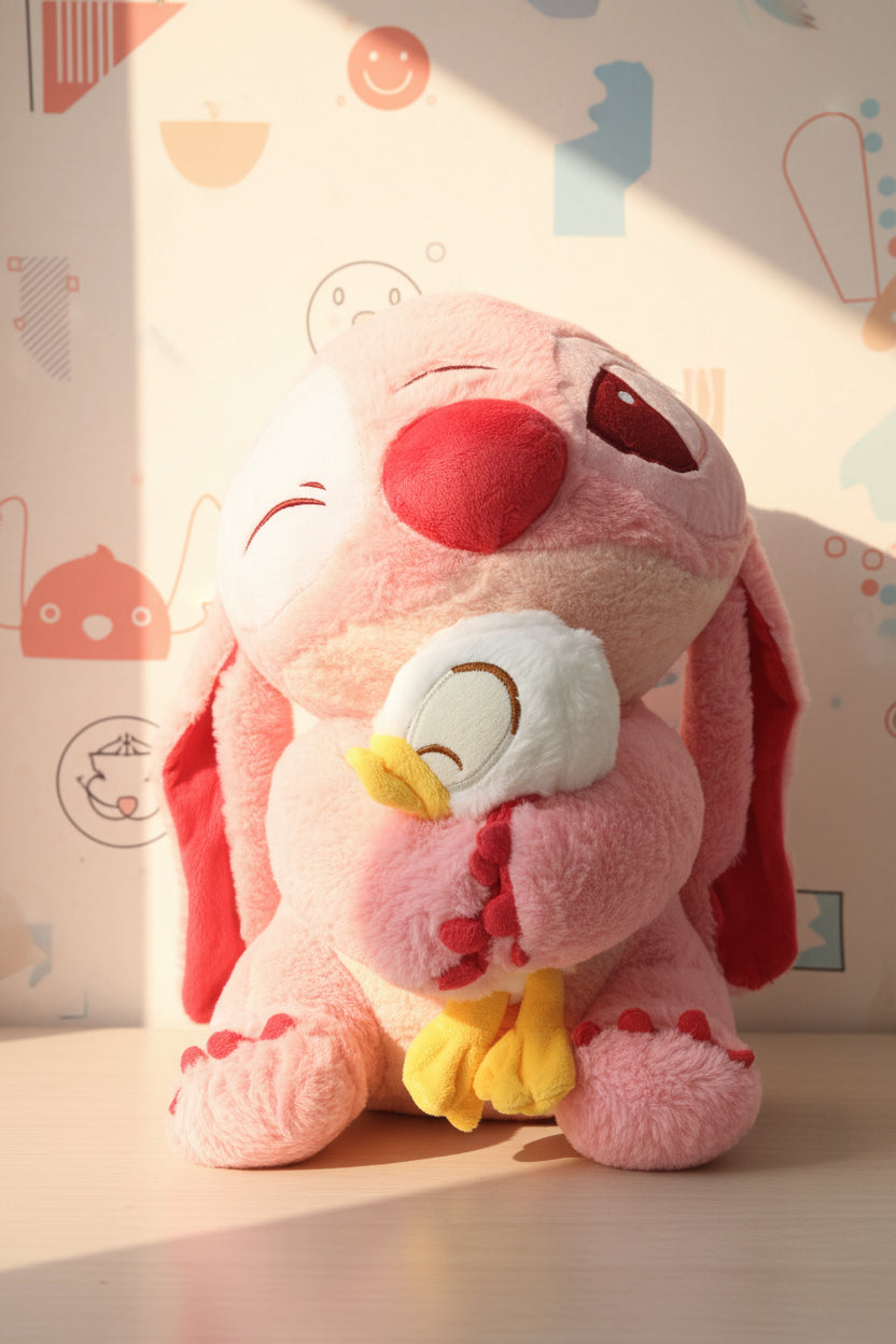 Cute Pink Stitch Plush Toy