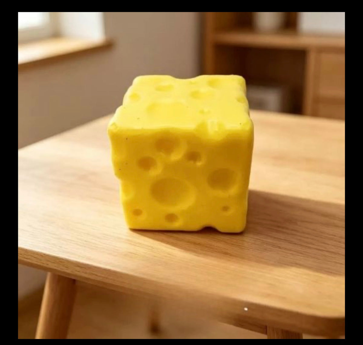 Cute Cheese Squishy Toy | Soft Stress Relief Fidget