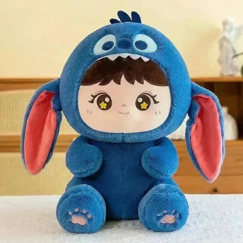 Blue Cap Teddy Soft Toy Blanket
