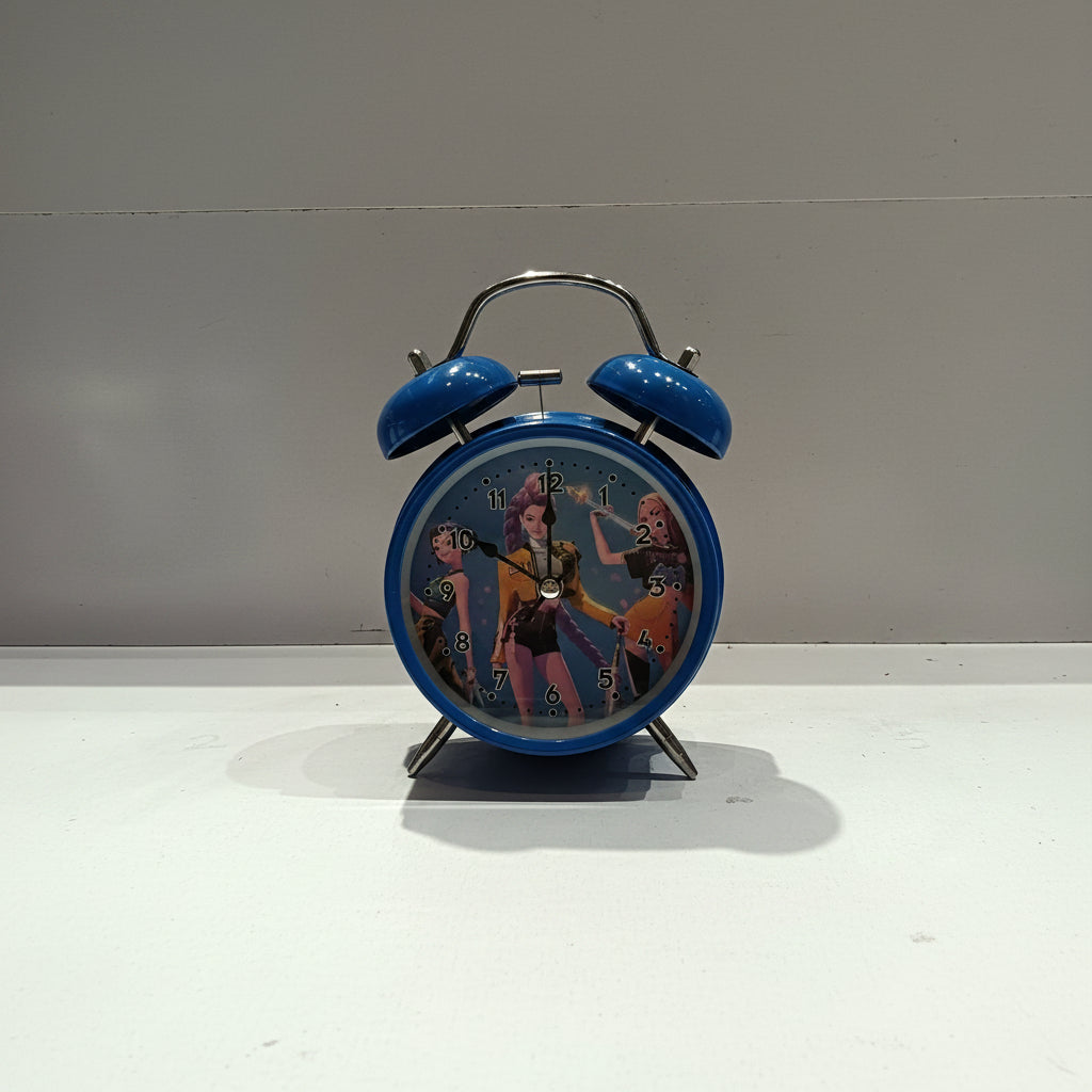 K-Pop & Character Twin Bell Alarm Clock | Aesthetic Desk & Table Clock for Fans