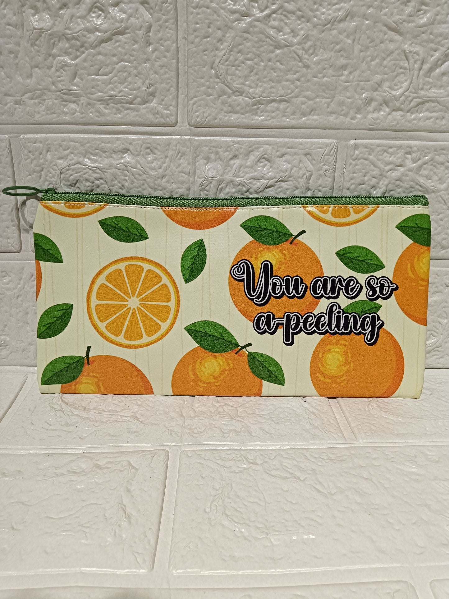 Pencil Pouch With Real Fruit Fragrance
