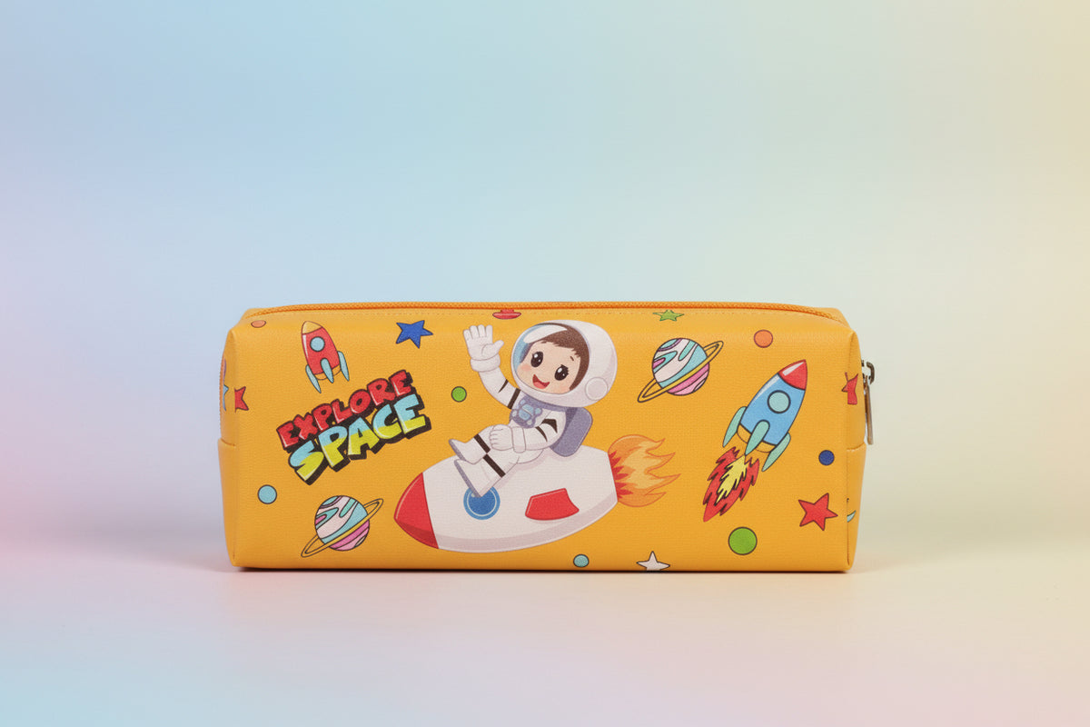 Astronaut Space Stationery Pouch | Aesthetic Pencil Case & Organizer