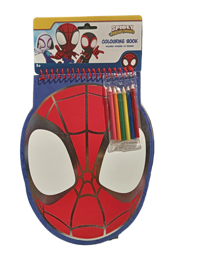 Cute Character Coloring Book & Crayon Set | Activity & Painting Kit