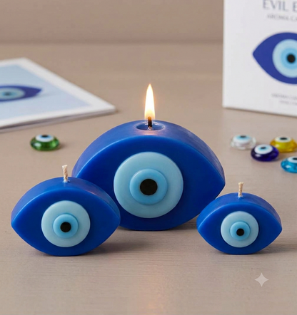 Evil Eye Aroma Candle | Aesthetic Decorative Scented Candle Set