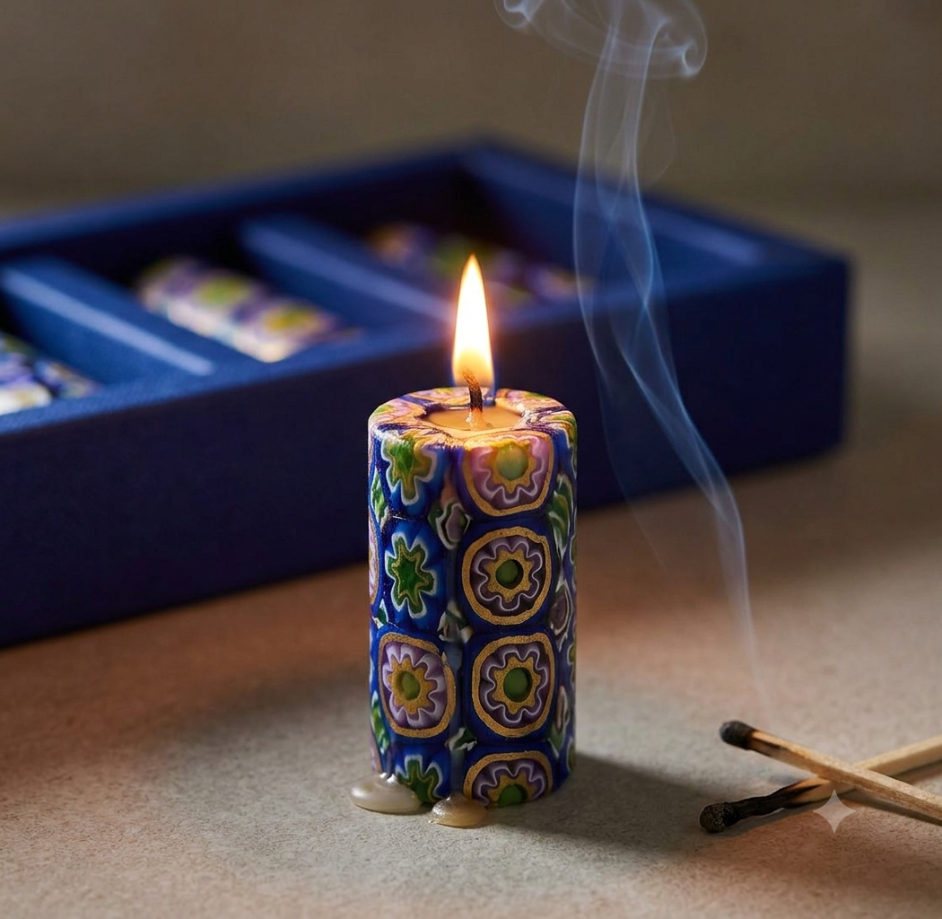 Bullet Bomb Aroma Candle (Pack of 5) | Eco-Friendly Festive Firecracker Scented Candle