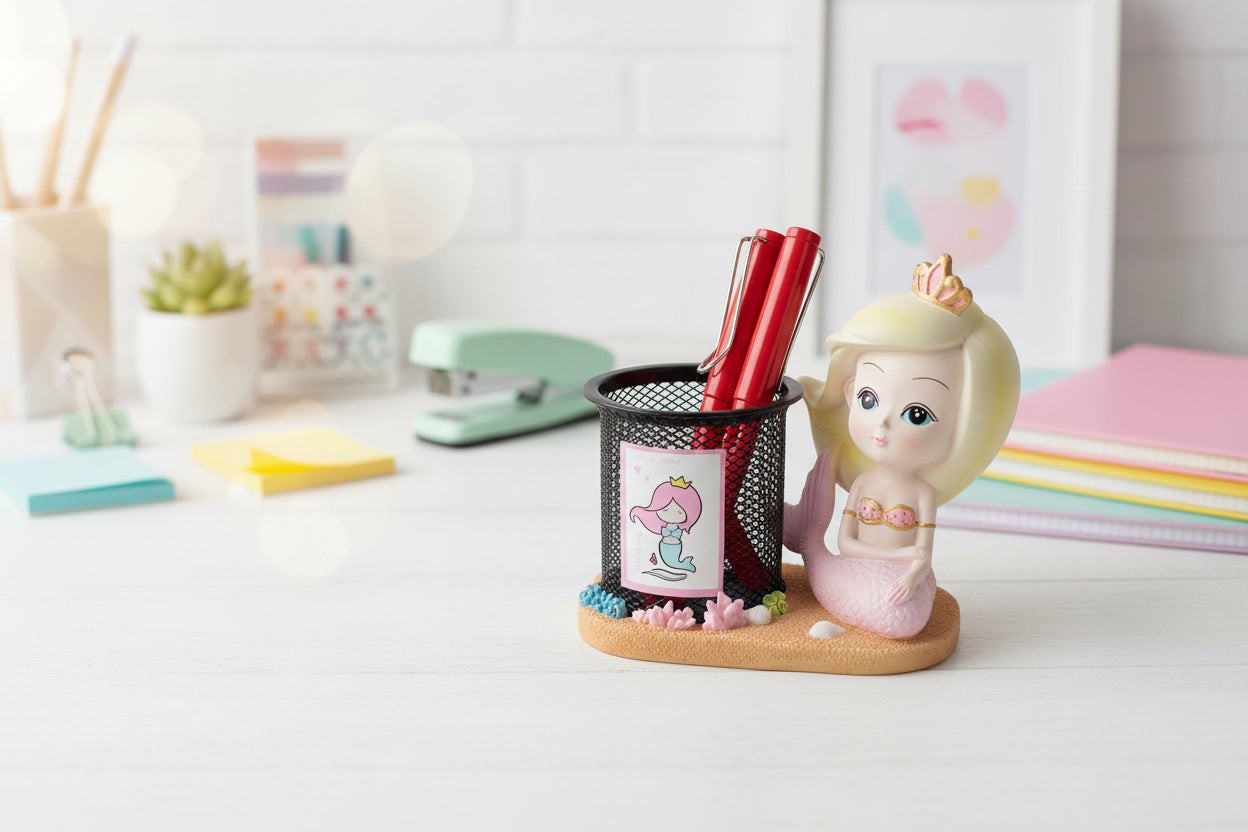 Mermaid Pen Stand for Desks